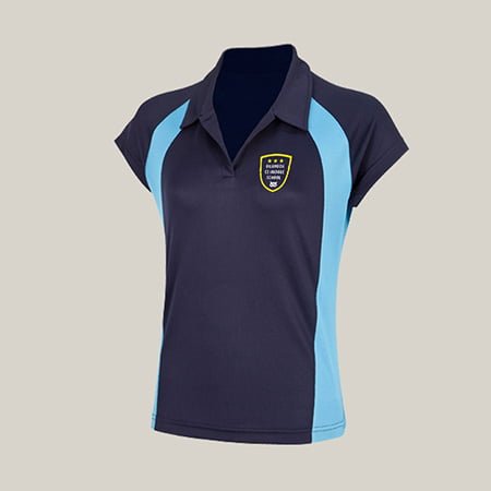 Girls Fit Sports PE Polo | Shop Online | Lads & Lasses Schoolwear