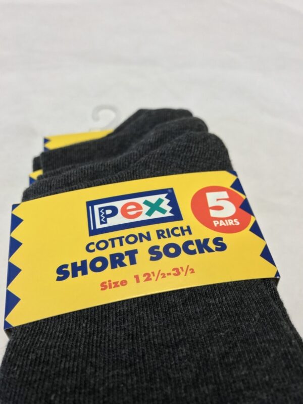 Grey short sock 1