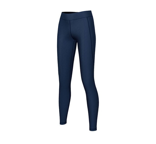 Buy online Navy Blue Polyester Leggings from Capris & Leggings for
