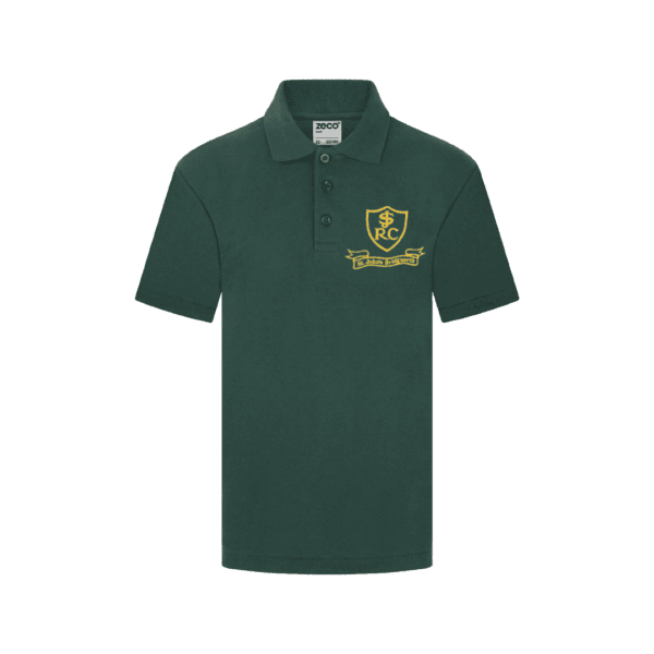 St John's Bottle Green Polo Shirt